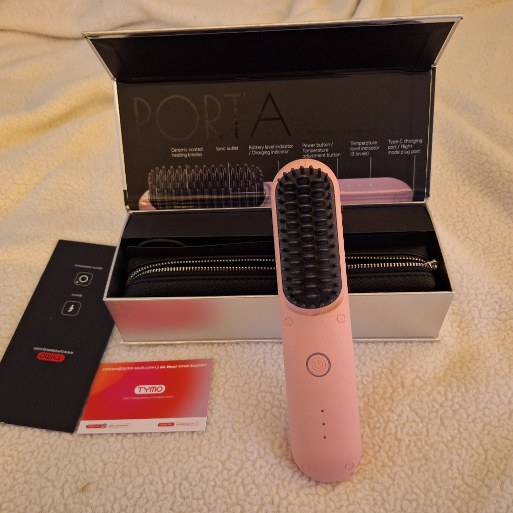 TYMO Porta Portable Hair Straitening Brush